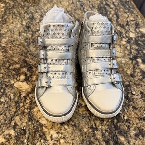 Ash Kids Silver Star High-Top Sneakers